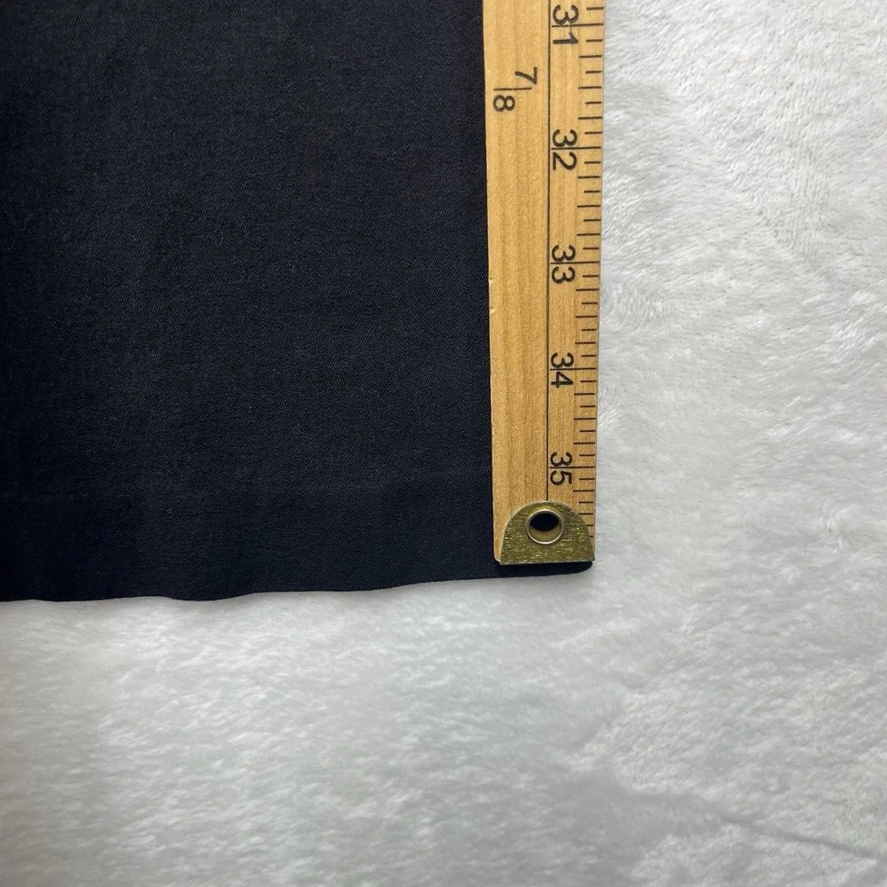 LOFT Outlet Parker Straight Leg Pants Womens 6 Black Minimal Staple